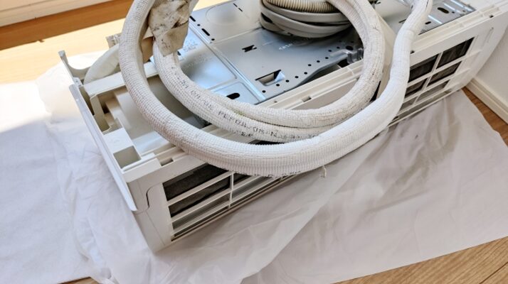 ネットやリサイクルショップで 買ったエアコンの写真
