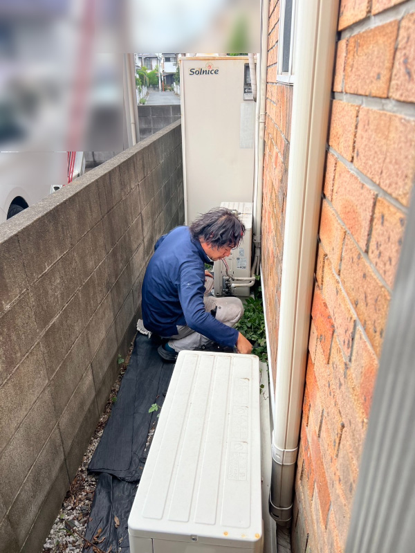 川越市T様邸_エアコン取り付け2